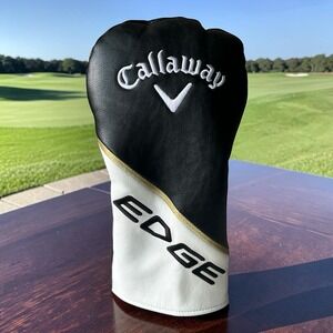 Callaway Edge Driver Headcover Golf Club  head cover Golfing White Black